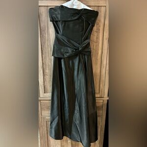 Black off-shoulder formal dress